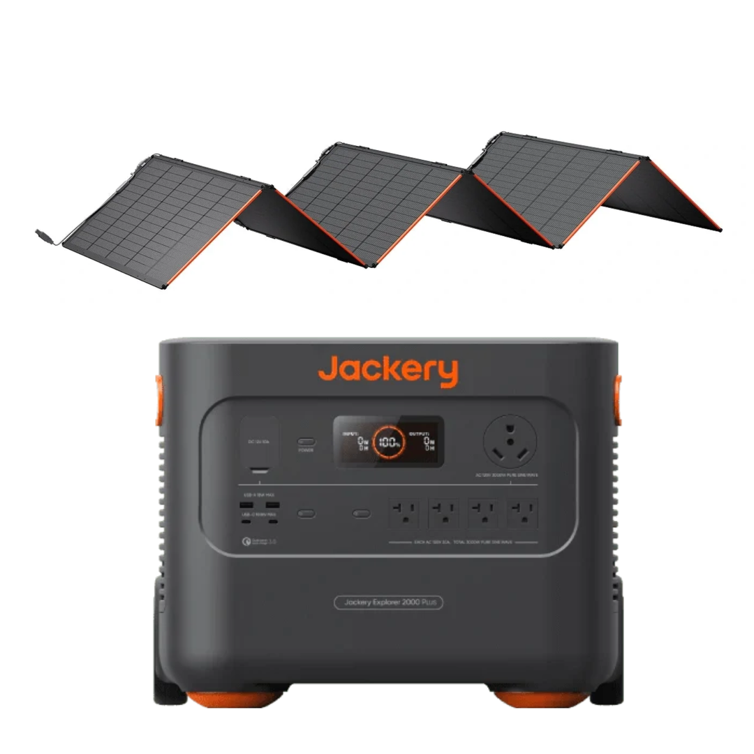 Jackery Explorer 2000 Plus Power Station 2042.8 Wh + SolarSaga 500 X Solar Panel