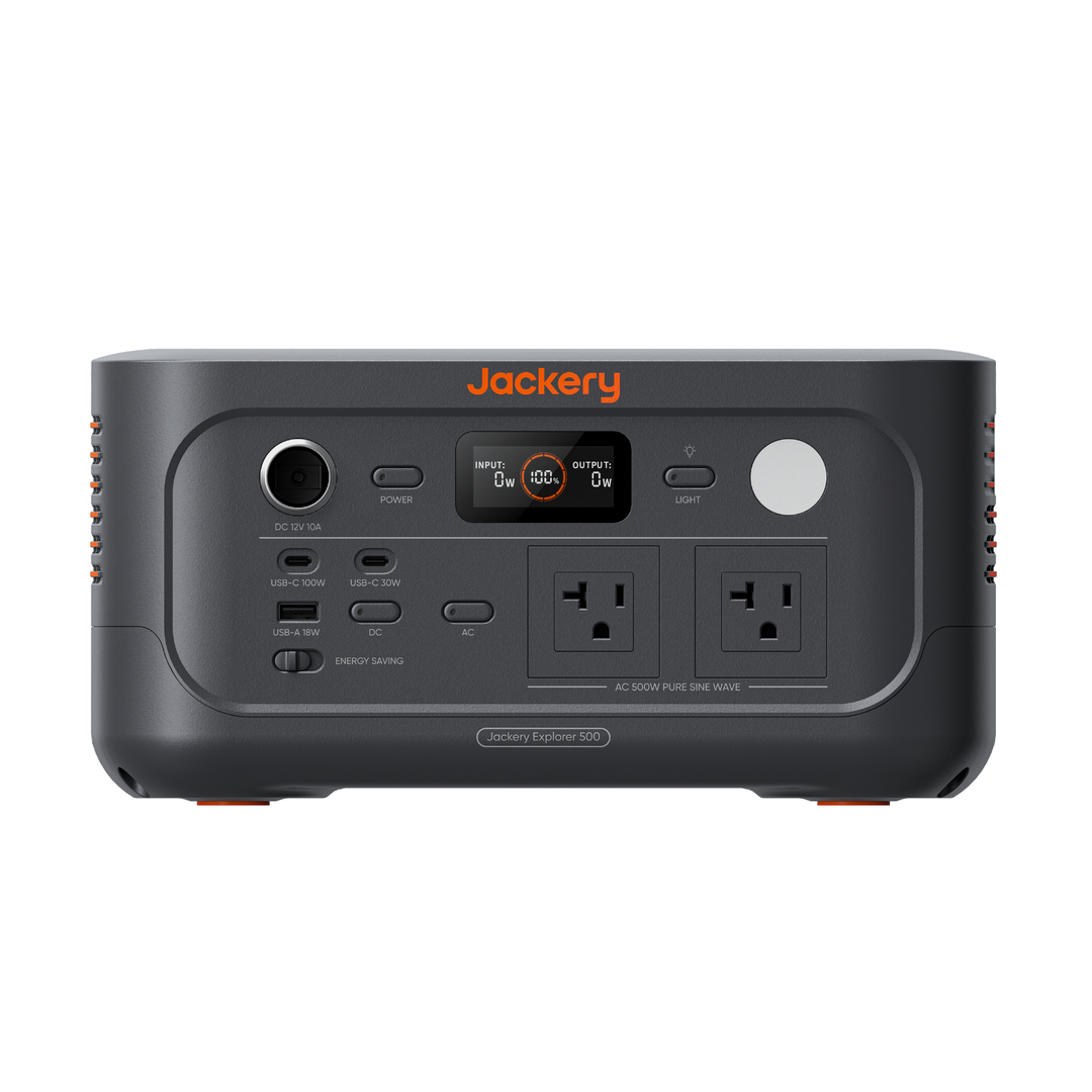 Jackery Explorer E500V2 512Wh Portable Power Station Peak + 100W Air Solar Panel