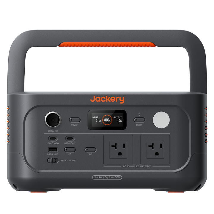 Jackery Explorer E500V2 512Wh Portable Power Station Peak + 100W Air Solar Panel