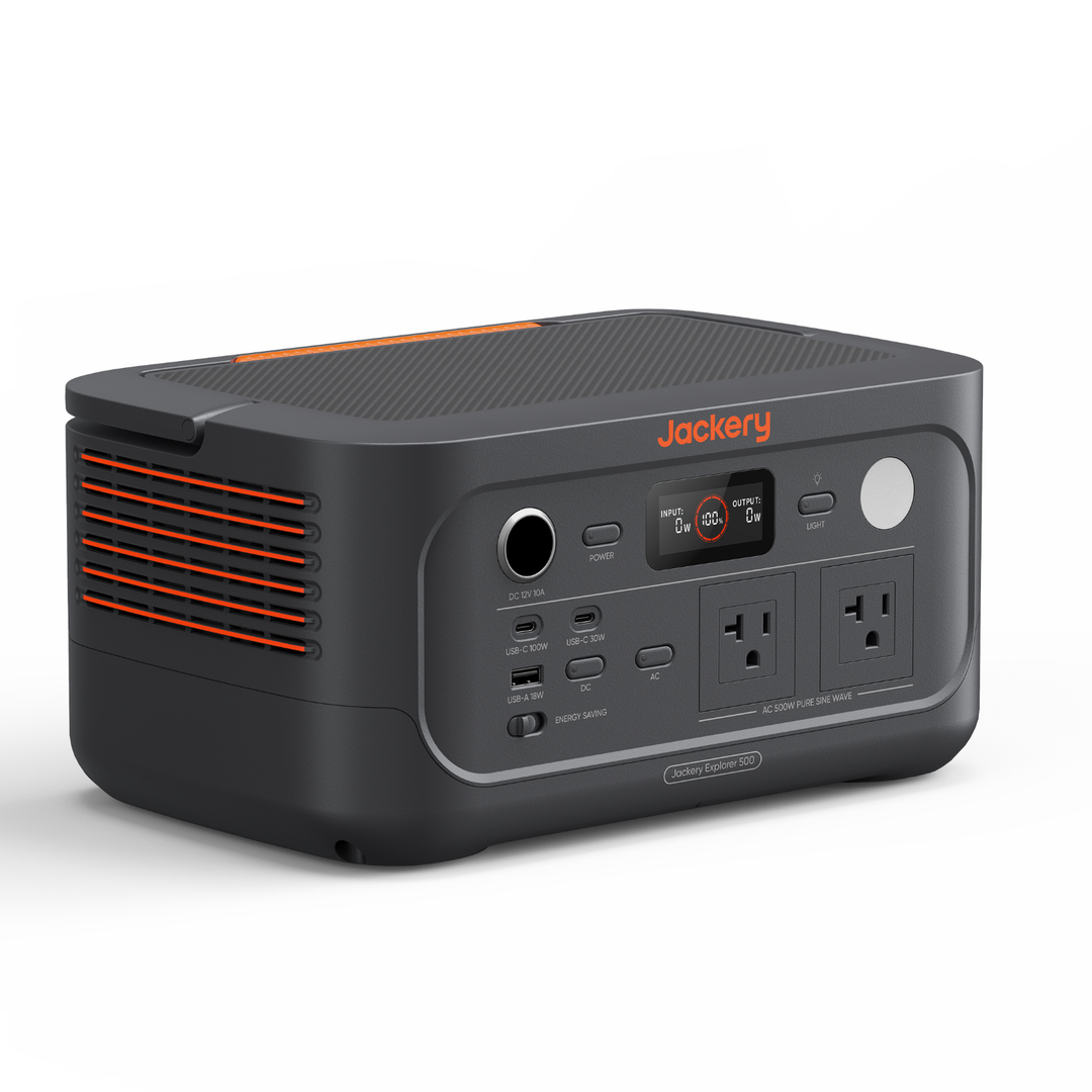 Jackery Explorer E500V2 512Wh Portable Power Station Peak + 100W Air Solar Panel