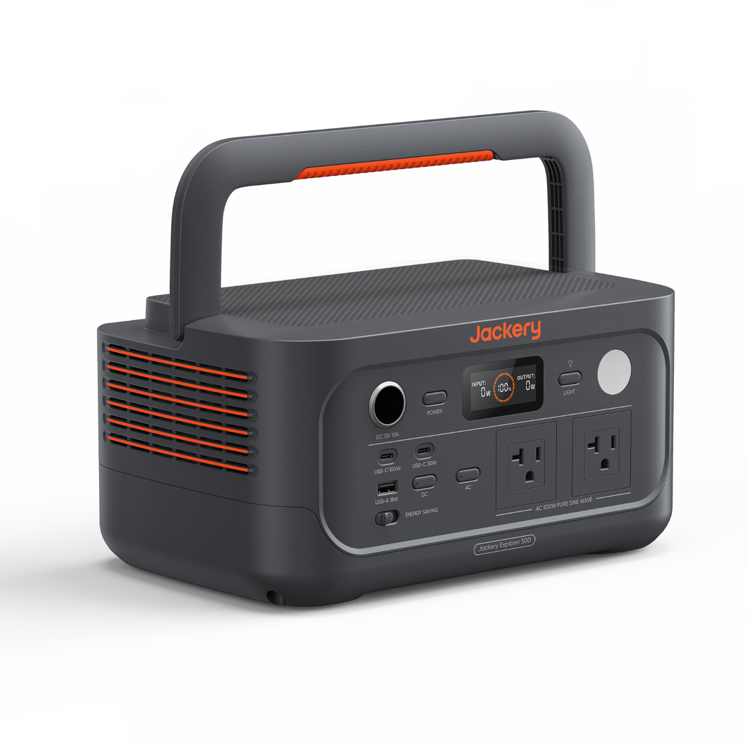 Jackery Explorer E500V2 512Wh Portable Power Station Peak + 100W Air Solar Panel