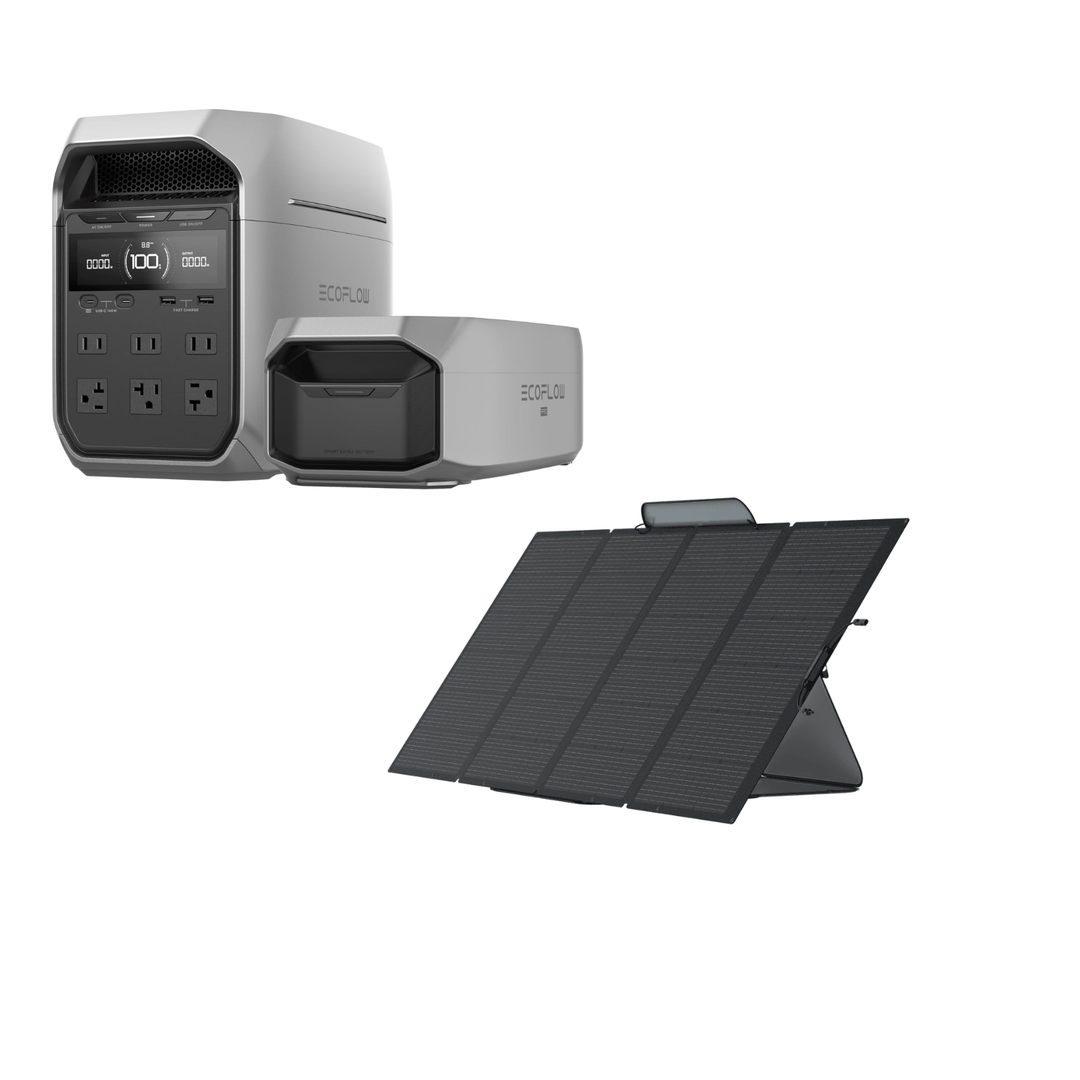 EcoFlow DELTA 3 Plus + Extra Battery + 400W Solar — “Storm Season”