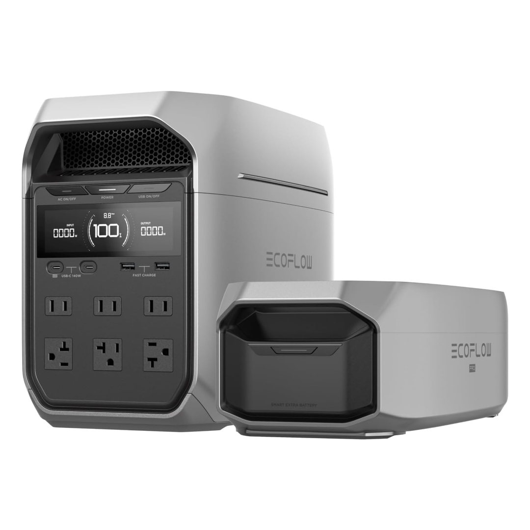 EcoFlow DELTA 3 Plus + Extra Battery + 400W Solar — “Storm Season”