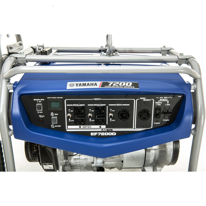 Yamaha EF7200D 7200 Watt Portable Generator Manual Start Wheels - POWER FIT SHOP — Powering Preparedness, Health &amp; Home