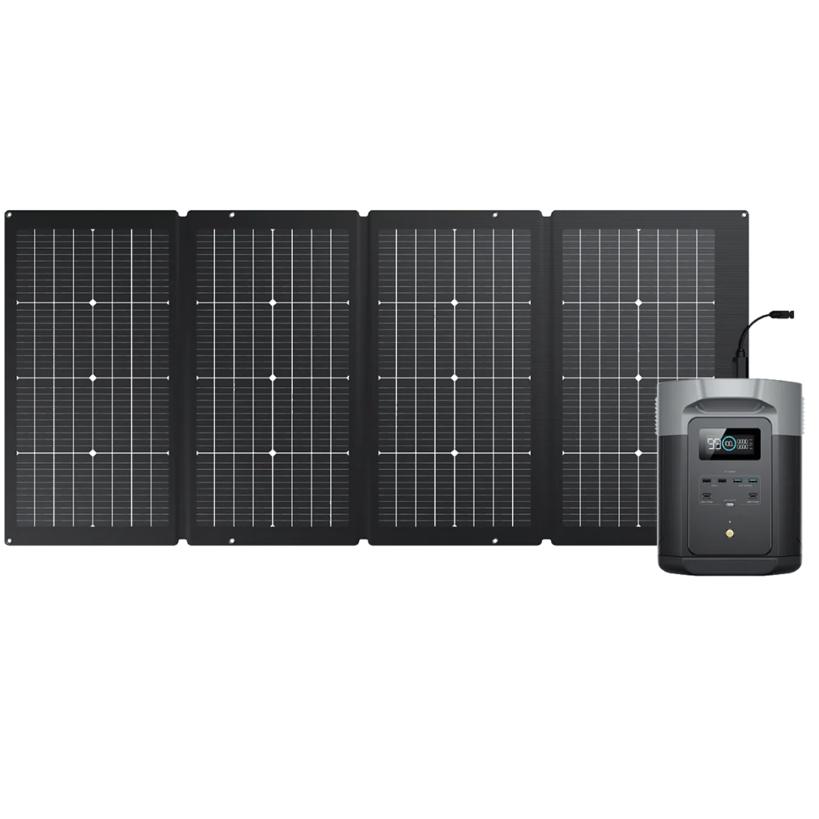 EcoFlow DELTA 2 Max + 220W Portable Solar Panel