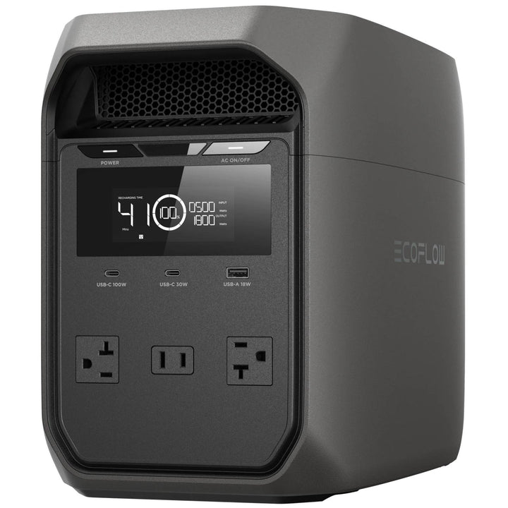 EcoFlow DELTA 3 Classic Portable Power Station Black 1024Wh Energy Supply