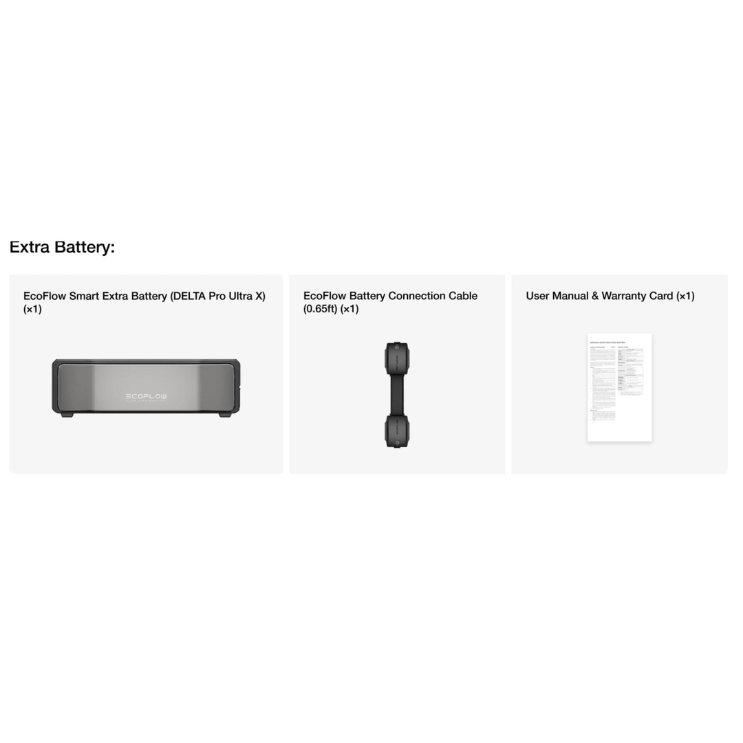 EcoFlow DELTA Pro Ultra X Inverter + Qty 2 Batteries Whole Home Backup - POWER FIT SHOP — Powering Preparedness, Health &amp; Home