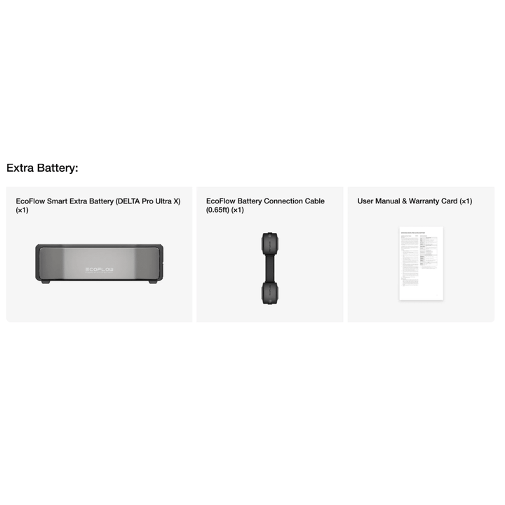 EcoFlow DELTA Pro Ultra X Inverter + Qty 2 Batteries Whole Home Backup - POWER FIT SHOP — Powering Preparedness, Health &amp; Home