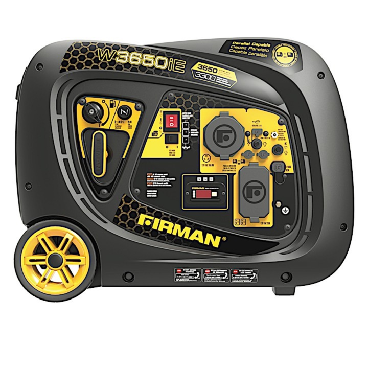 Firman Inverter 3650/3300W Electric Start Portable Gasoline Generator W03382 - POWER FIT SHOP — Powering Preparedness, Health &amp; Home