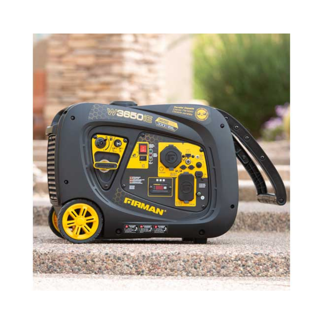 Firman Inverter 3650/3300W Electric Start Portable Gasoline Generator W03382 - POWER FIT SHOP — Powering Preparedness, Health &amp; Home