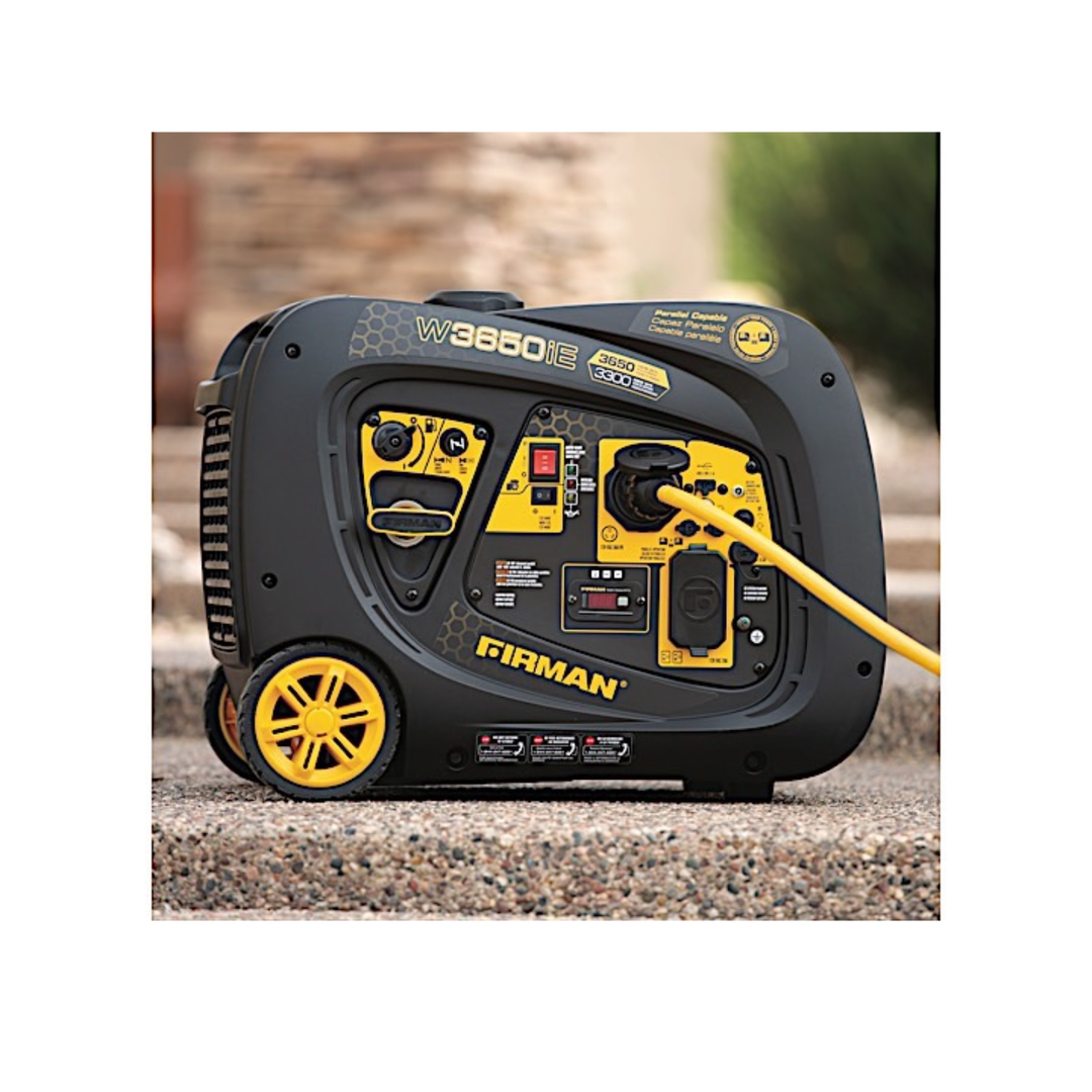 Firman Inverter 3650/3300W Electric Start Portable Gasoline Generator W03382 - POWER FIT SHOP — Powering Preparedness, Health &amp; Home