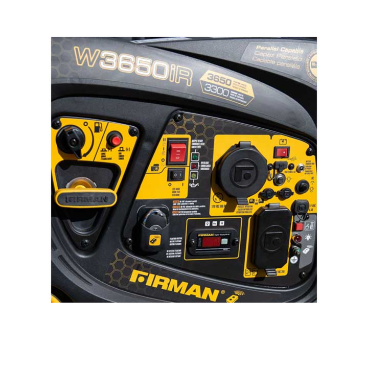 Firman Inverter 3650/3300W Remote Start Portable Gasoline Generator W03383 - POWER FIT SHOP — Powering Preparedness, Health &amp; Home