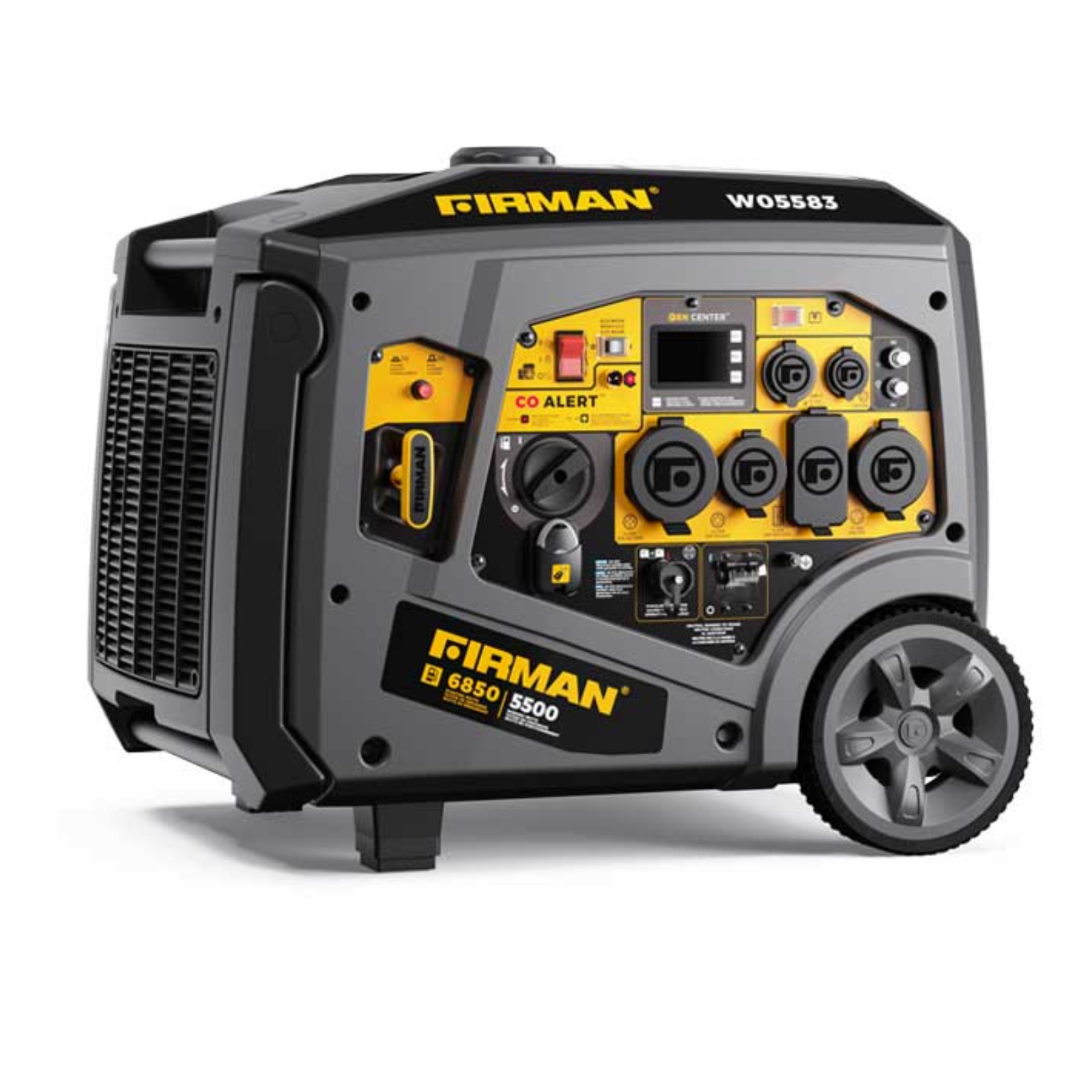 Firman 6850/5500W Gas Portable Generator 120V CO Alert Recoil Start W05583 - POWER FIT SHOP — Powering Preparedness, Health & Home