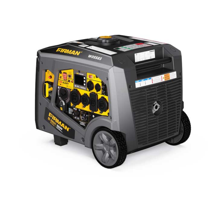 Firman 6850/5500W Gas Portable Generator 120V CO Alert Recoil Start W05583 - POWER FIT SHOP — Powering Preparedness, Health &amp; Home