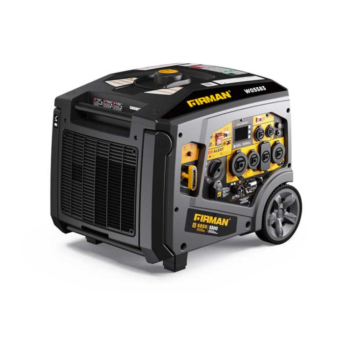 Firman 6850/5500W Gas Portable Generator 120V CO Alert Recoil Start W05583 - POWER FIT SHOP — Powering Preparedness, Health &amp; Home