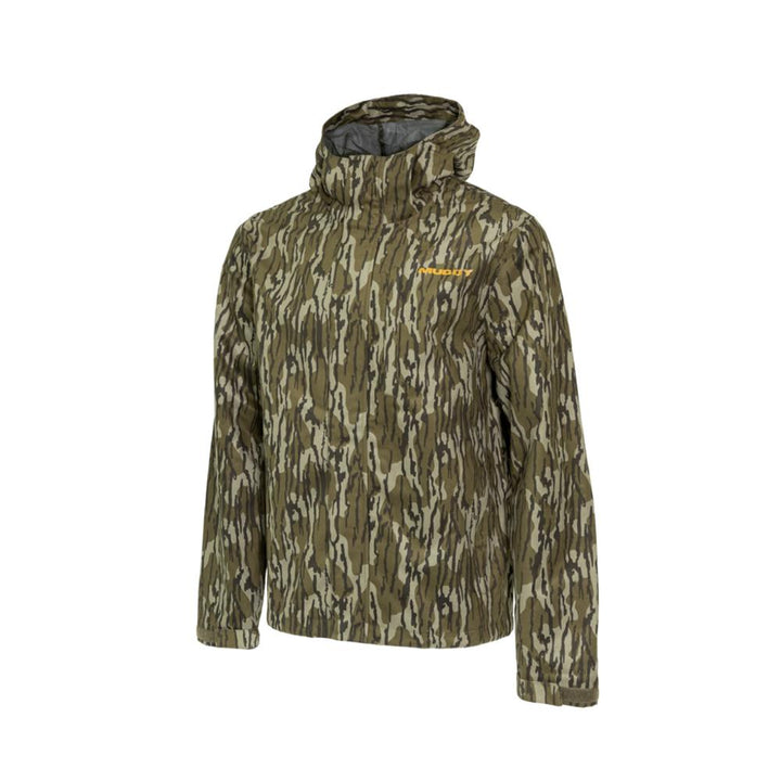 Muddy TRX Lightweight Rain Jacket Mossy Oak Bottomland Waterproof Size Small