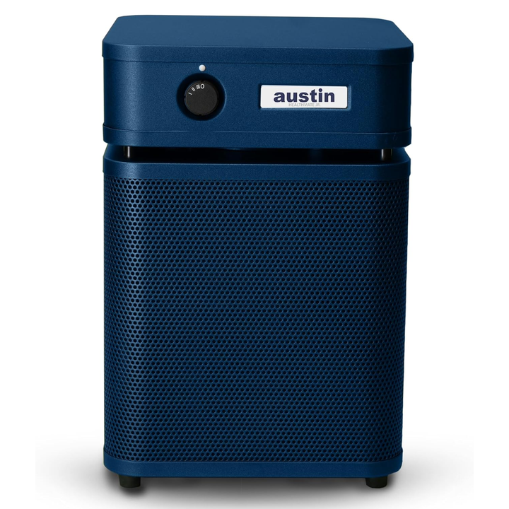 Austin Air HealthMate Junior HEPA – 110–120V (USA Model) – Midnight Blue