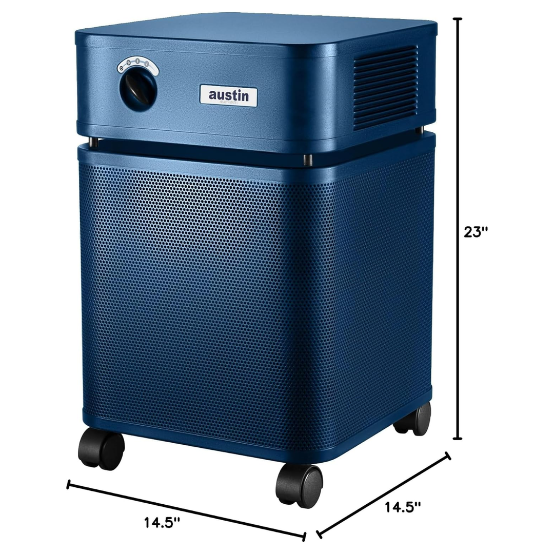 Austin Air HealthMate Plus HEPA Standard – 110–120V (USA Model) – Midnight Blue