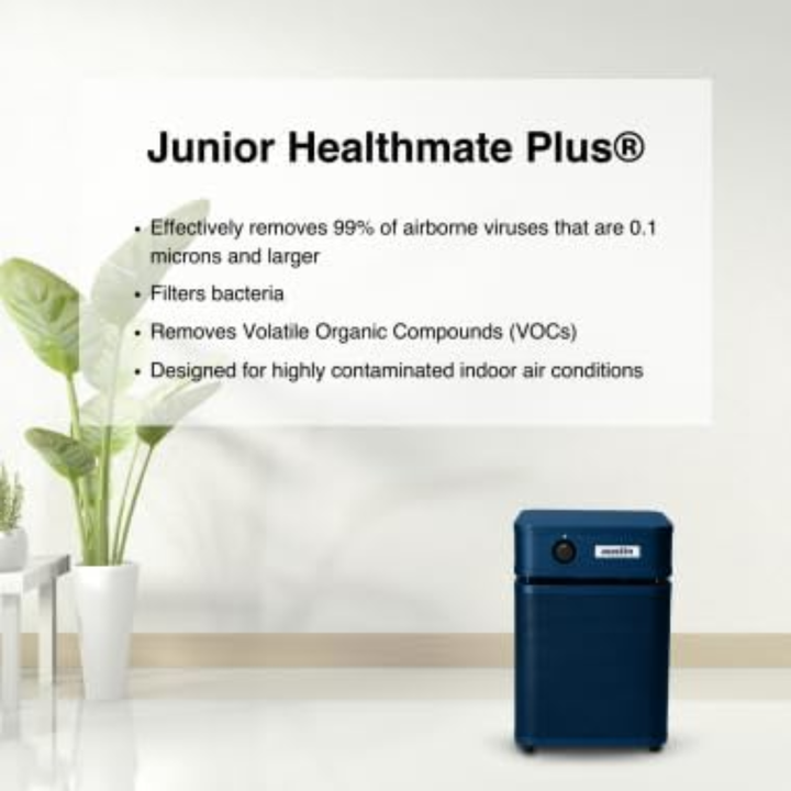 Austin Air HealthMate Plus Junior HEPA – 110–120V (USA Model) – White