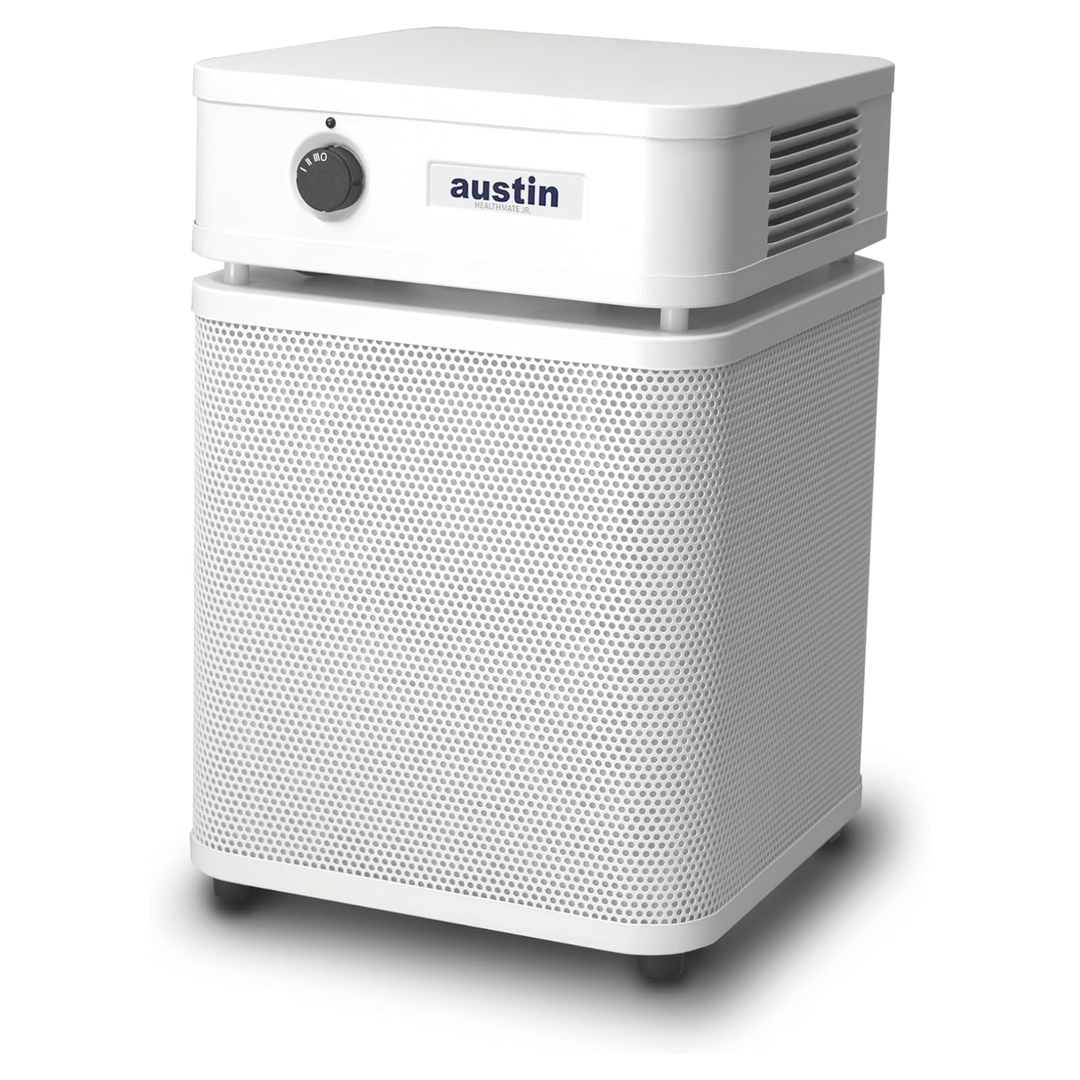 Austin Air HealthMate Plus Junior HEPA – 110–120V (USA Model) – White