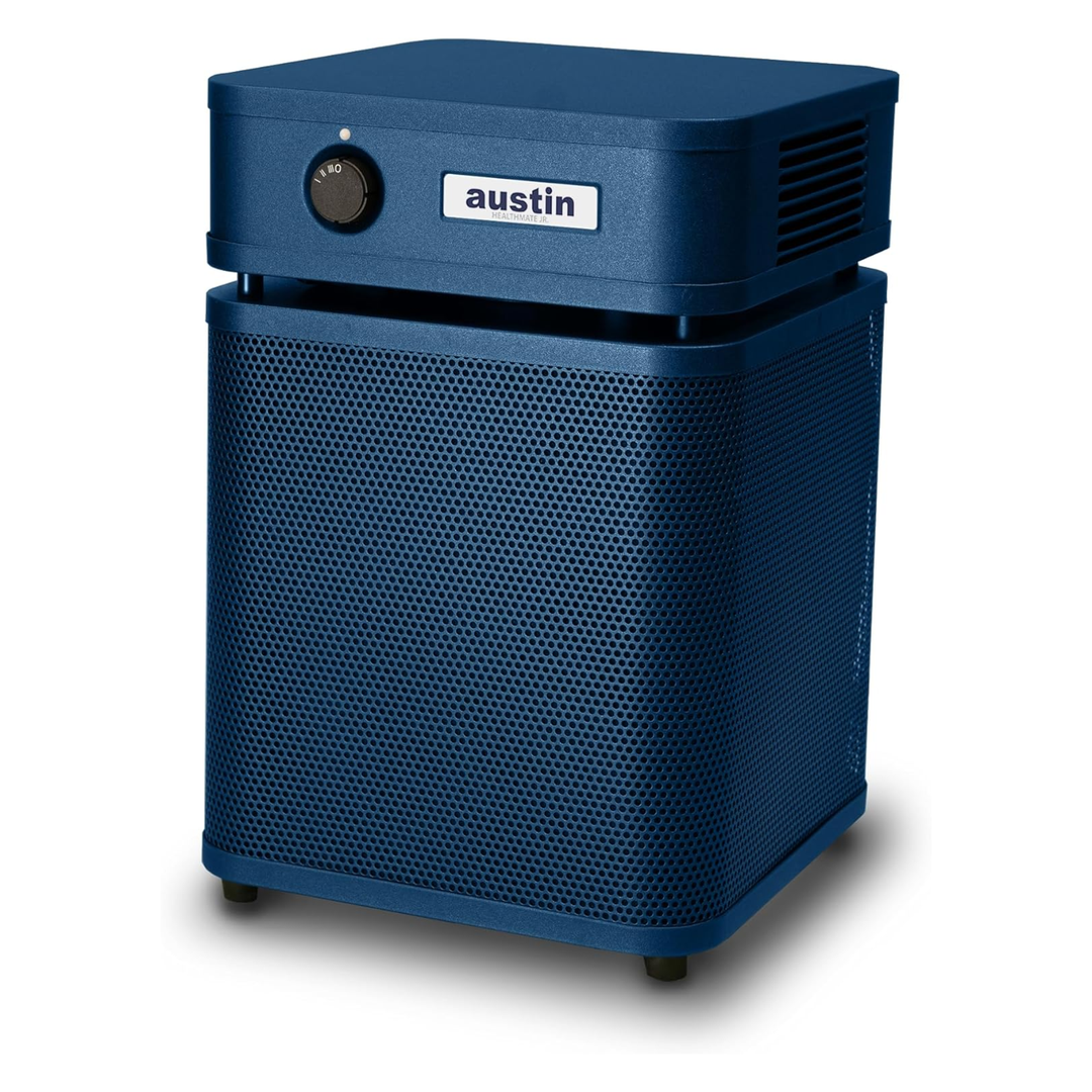 Austin Air HealthMate Plus Junior HEPA – 110–120V (USA Model) – Midnight Blue