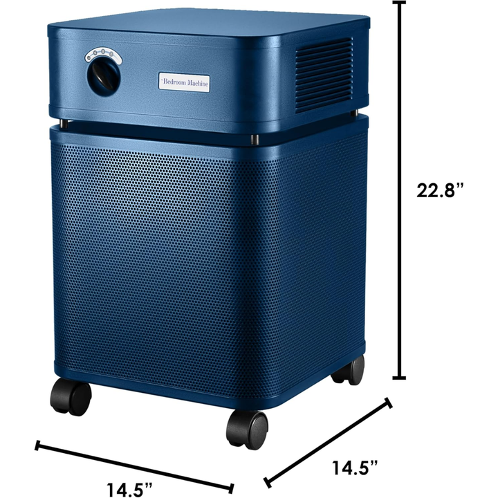 Austin Air Bedroom Machine HEGA + HEPA – 220-240V (Intl. Model) – Midnight Blue
