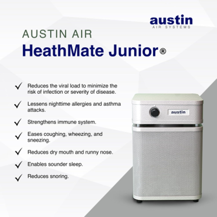 Austin Air HealthMate Junior HEPA – 110–120V (USA Model) – Sandstone