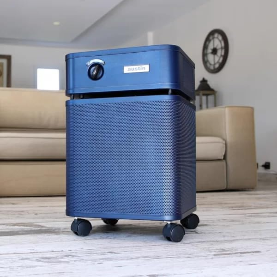 Austin Air HealthMate Standard HEPA B400E1 – 110–120V (USA Model) Midnight Blue