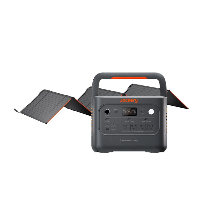 Jackery HomePower 2000 Plus v2 2048Wh Power Station + SolarSaga 500X Solar Panel