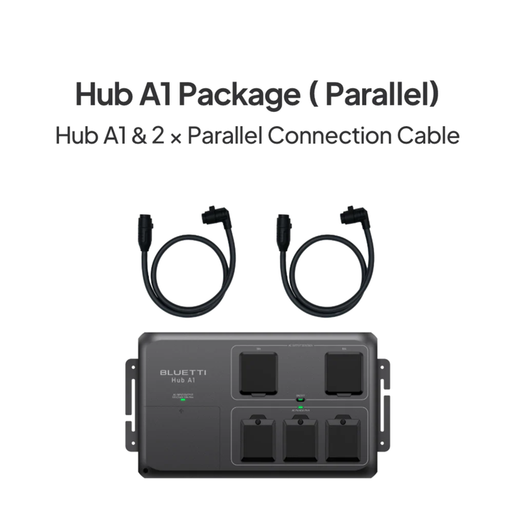 BLUETTI Hub A1 Parallel Box + 2 Parallel Cables To Connect Up To 2 Apex 300