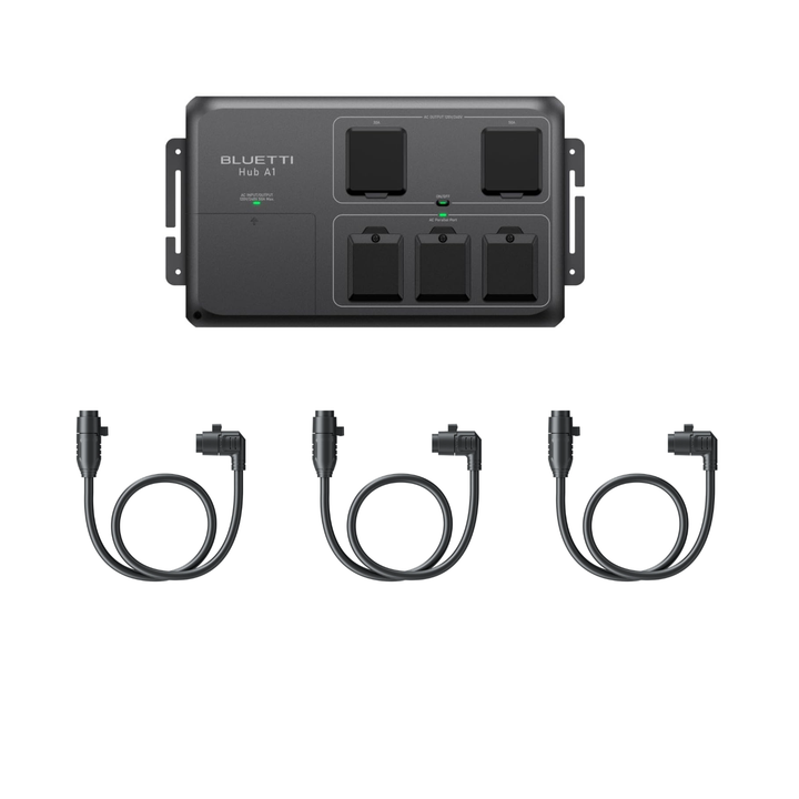 BLUETTI Hub A1 Parallel Box + 3 Parallel Cables To Connect Up To 3 Apex 300