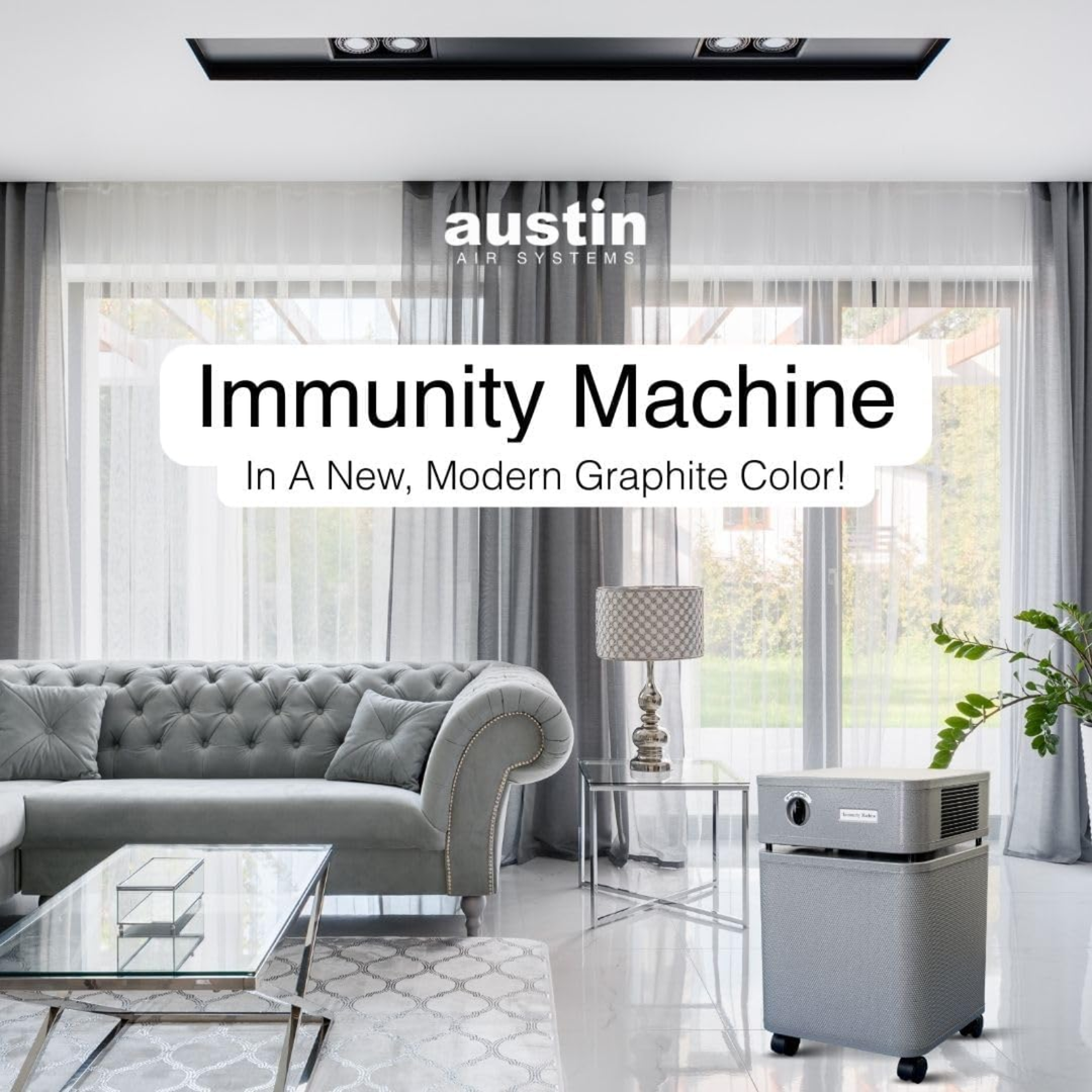 Austin Air Immunity Machine HEPA Air Purifier – 110–120V (USA Model) – Graphite