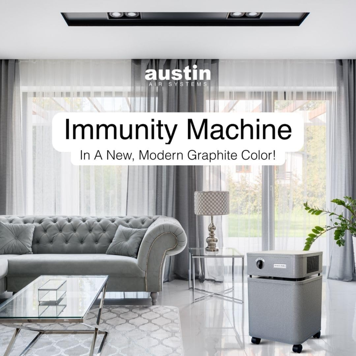 Austin Air Immunity Machine HEPA Air Purifier – 110–120V (USA Model) – Graphite