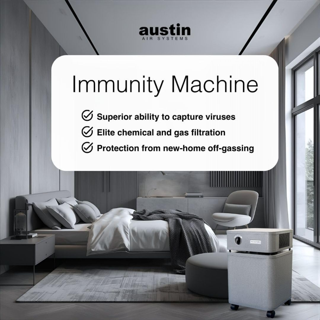 Austin Air Immunity Machine HEPA Air Purifier – 110–120V (USA Model) – Graphite