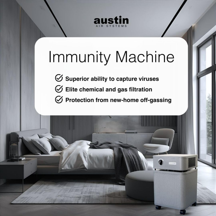 Austin Air Immunity Machine HEPA Air Purifier – 110–120V (USA Model) – Graphite