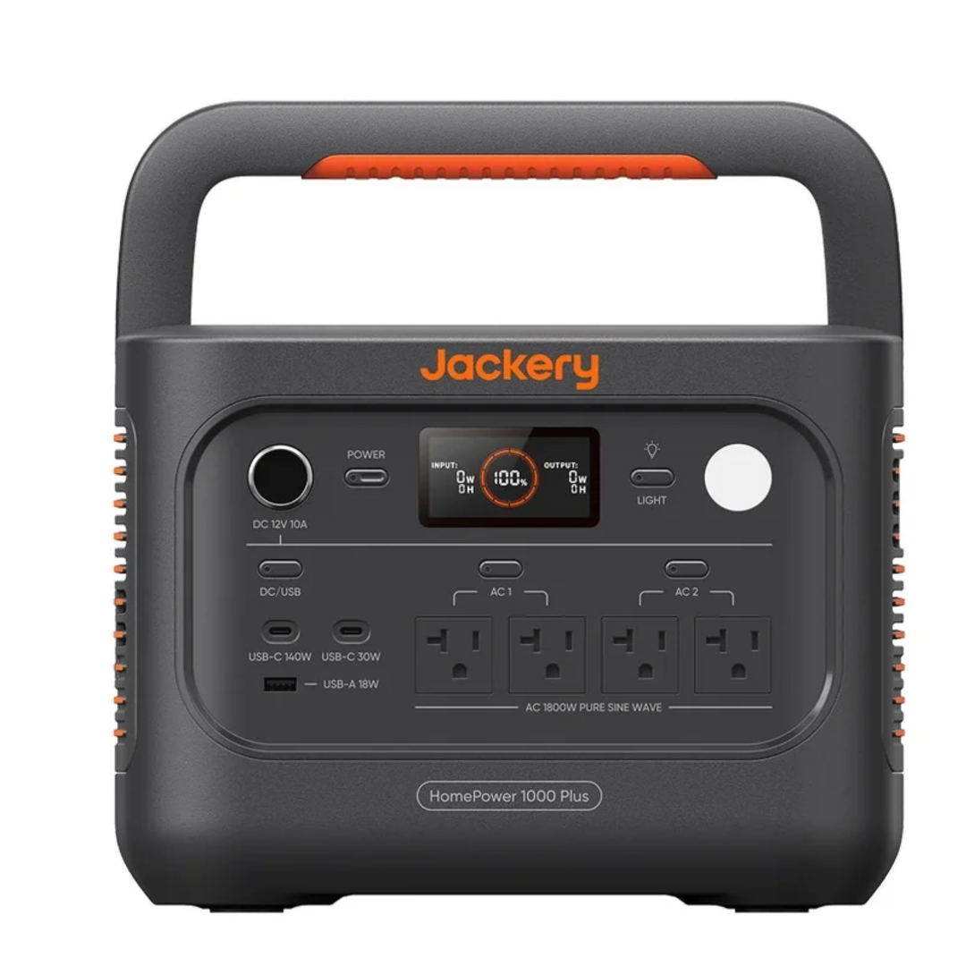 Jackery HomePower 1000 Plus v2 1800W 3600W Surge Peak Backup Power Black