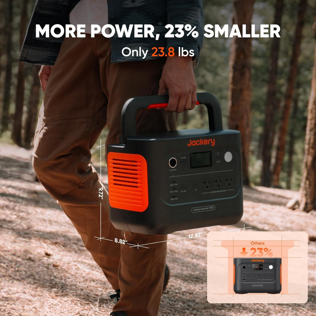 Jackery Explorer 1000 v2 Portable Power Station RV Off-Grid Camping 1070Wh
