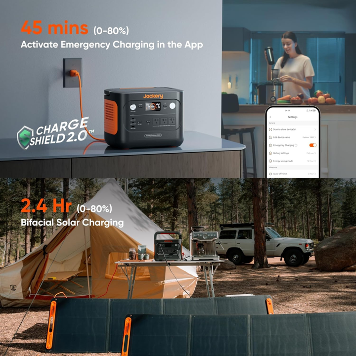 Jackery Explorer 1000 v2 Portable Power Station RV Off-Grid Camping 1070Wh