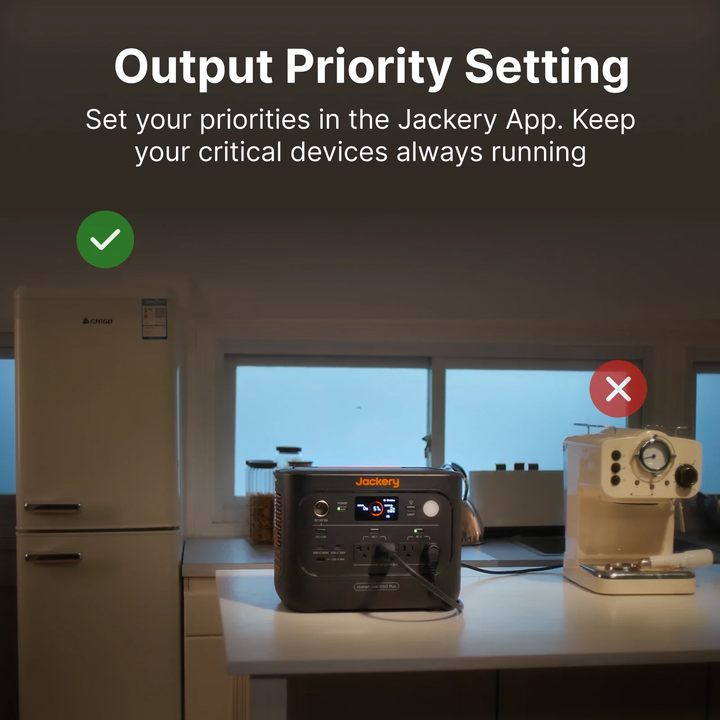 Jackery HomePower 1000 Plus v2 1800W 3600W Surge Peak Backup Power Black