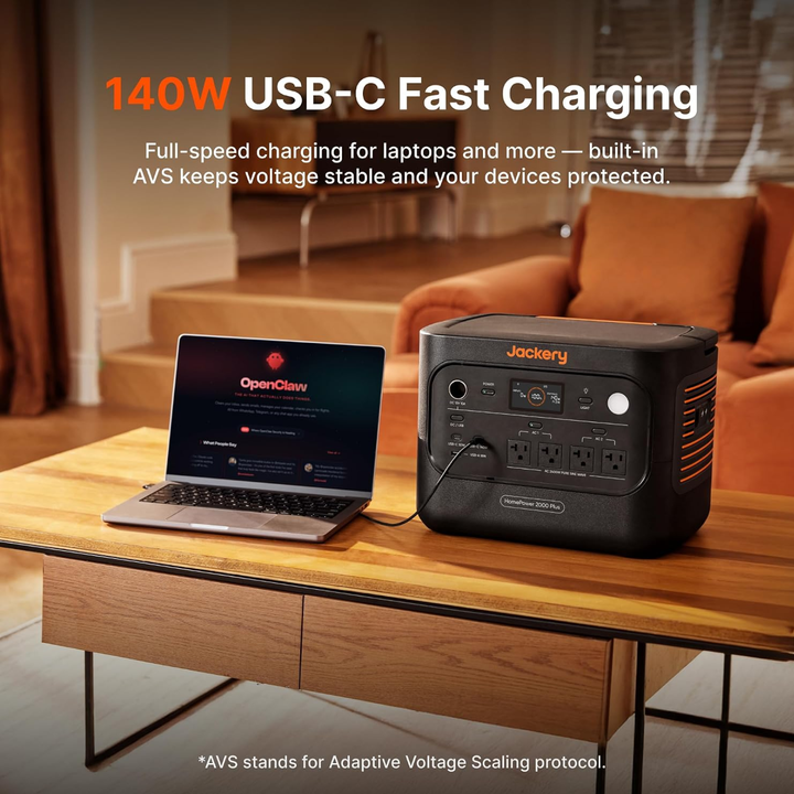 Jackery HomePower 2000 Plus V2 2048Wh Expandable Backup Portable Power Station