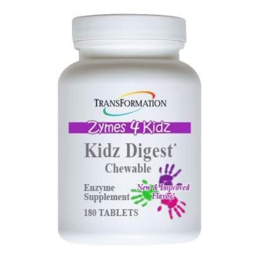 Transformation Enzymes Kidz Digest Chewable Enzyme Support 180 Capsules
