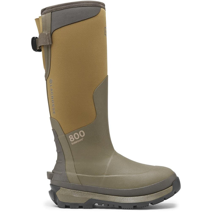 LaCrosse Alphaburly Aero 15 Inch Womens Boots Olive Waterproof Insulated Size 7