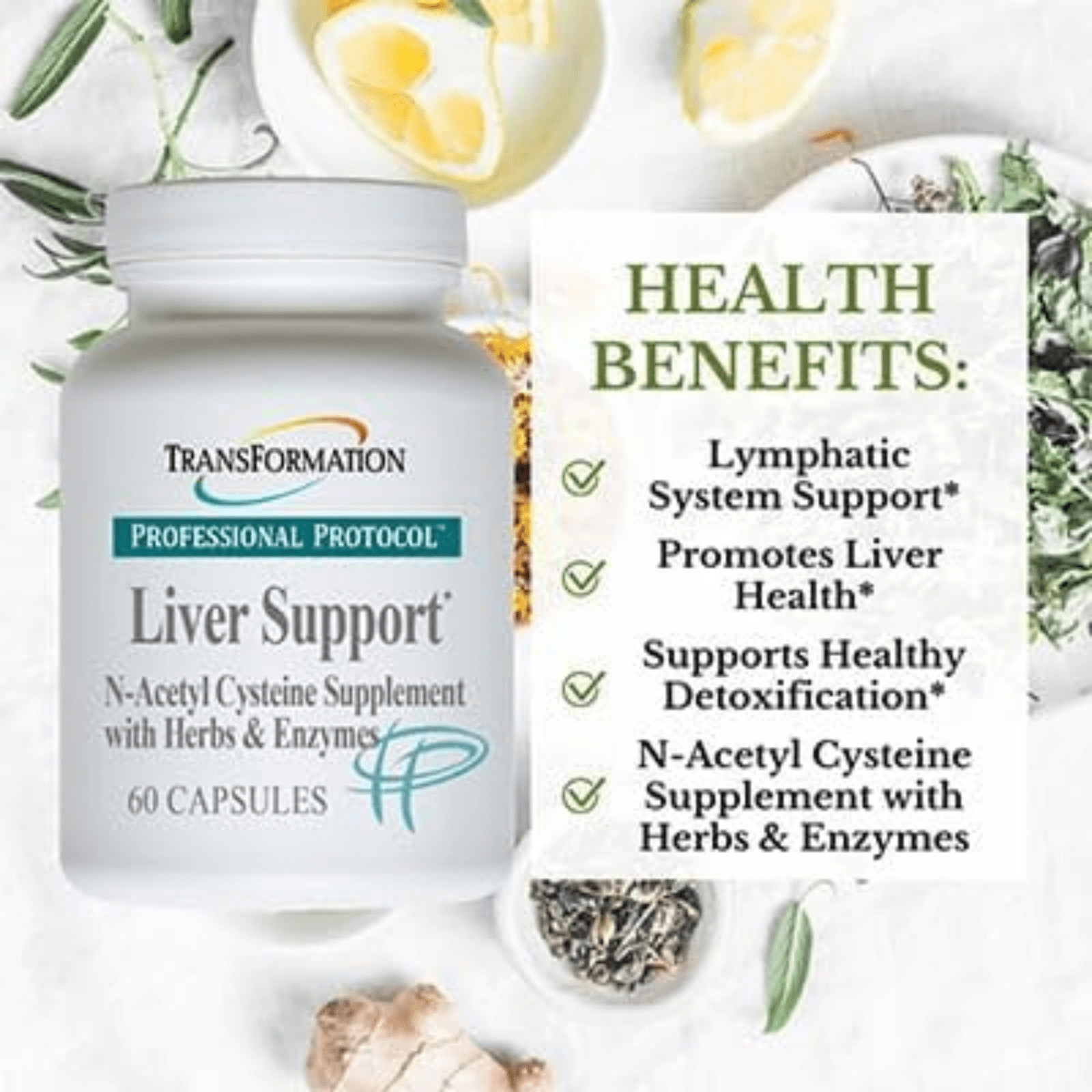 Transformation Enzymes Liver Support Gentle Daily Detox Aid with Herbs 60 Caps - POWER FIT SHOP — Powering Preparedness, Health & Home