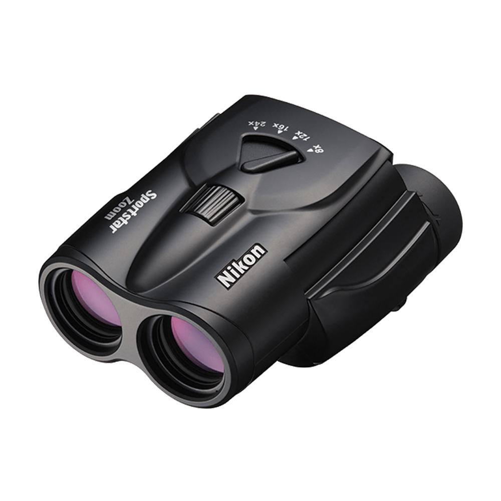 Nikon Sportstar Zoom Binoculars 8-24x25mm Black Compact Lightweight Outdoor