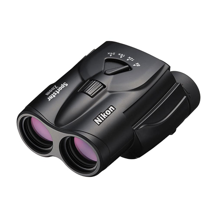 Nikon Sportstar Zoom Binoculars 8-24x25mm Black Compact Lightweight Outdoor