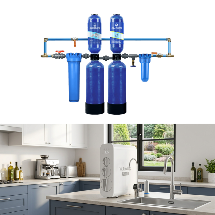 The Villages Whole House Water Filtration + Waterdrop Reverse Osmosis with UV