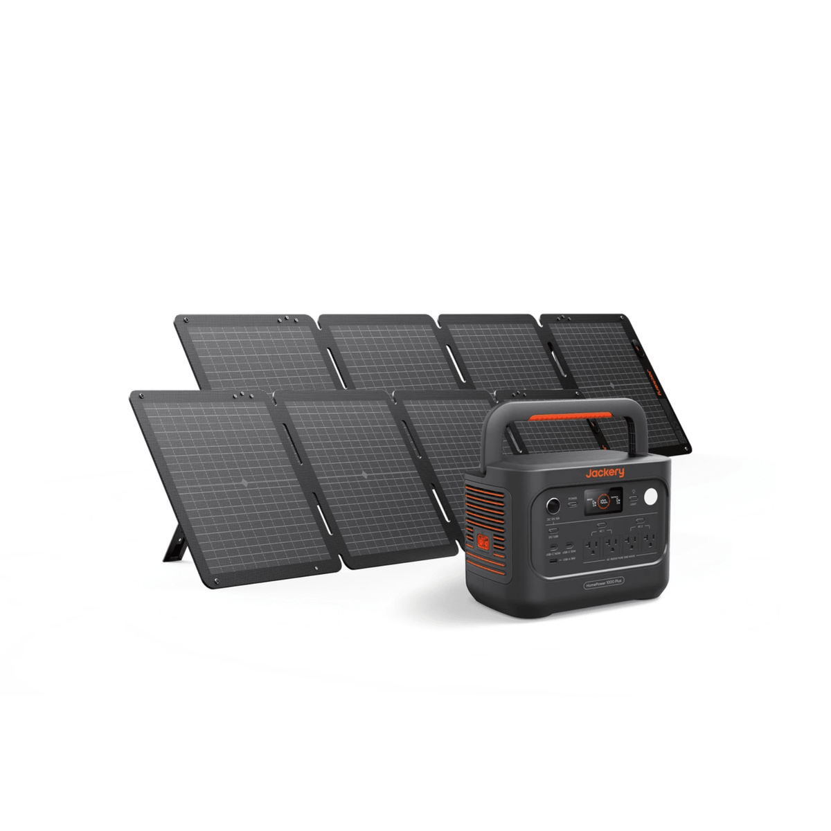 Jackery HomePower 1000 Plus v2 1024Wh Power Station + SolarSaga 200W Solar Panel - POWER FIT SHOP — Powering Preparedness, Health & Home