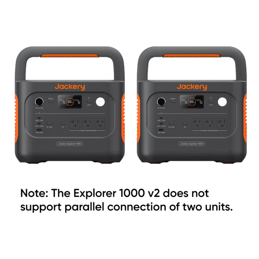 Jackery Qty 2 of Explorer 1000 v2 Portable Power Stations RV Off-Grid 3000W - POWER FIT SHOP — Powering Preparedness, Health &amp; Home