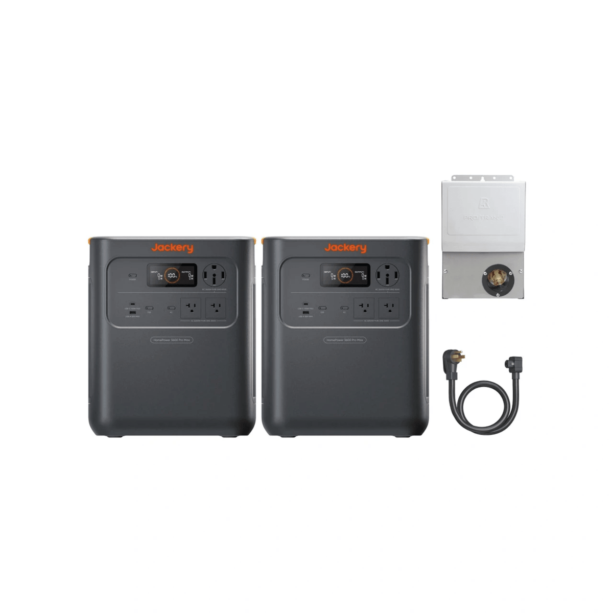 Jackery HP 3600 Pro Max 7.2kWh Qty 2 + MTS + 40A Charging Cable + Parallel Cable - POWER FIT SHOP — Powering Preparedness, Health & Home