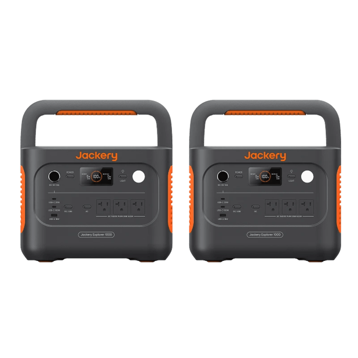 Jackery Qty 2 of Explorer 1000 v2 Portable Power Stations RV Off-Grid 3000W - POWER FIT SHOP — Powering Preparedness, Health &amp; Home